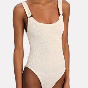 HUNZA G Domino Ring One-Piece Swimsuit